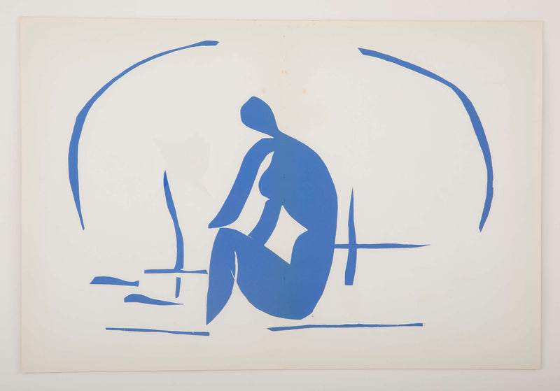 Henri Matisse Supervised Lithograph from His Original Cut Paper Maquette