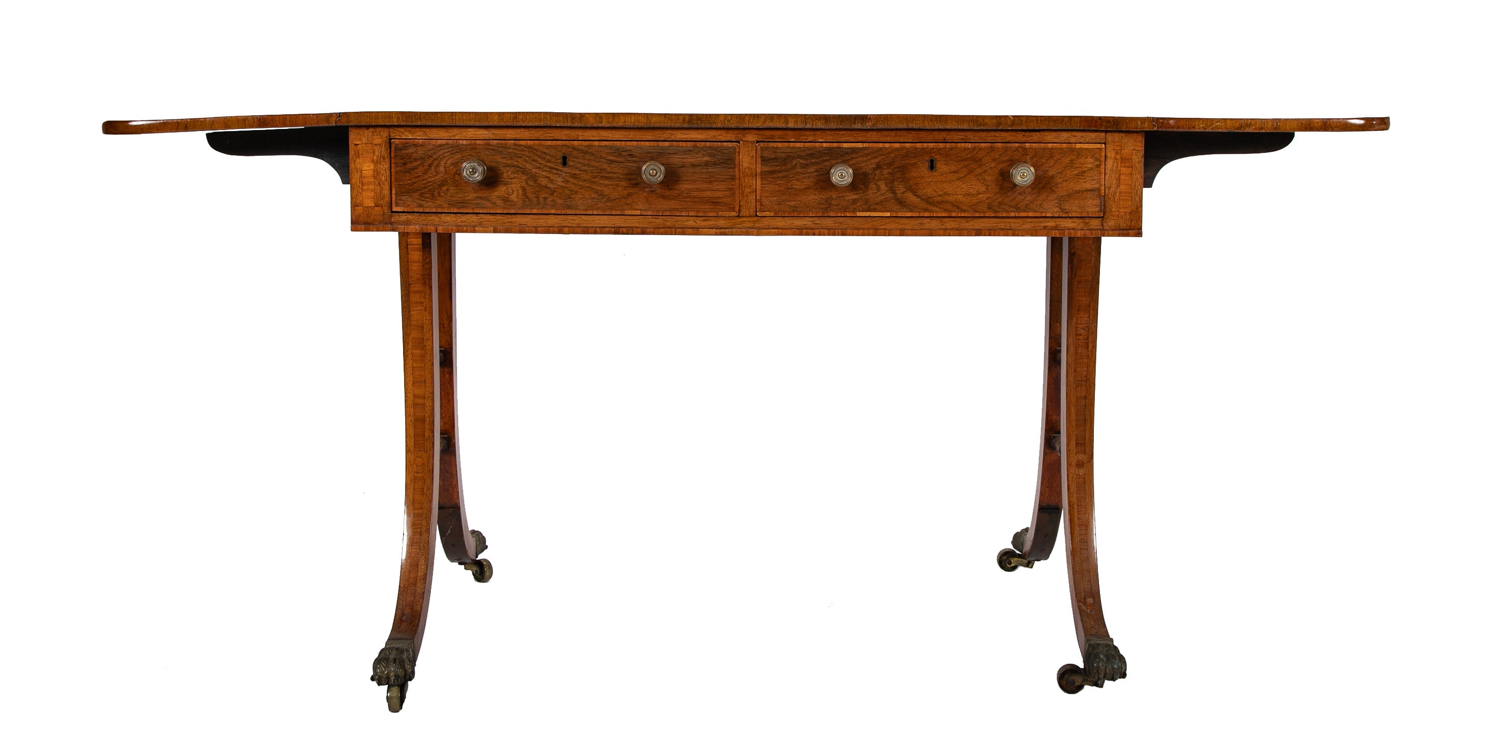 English Regency Rosewood Sofa Table Attributed to Gillows