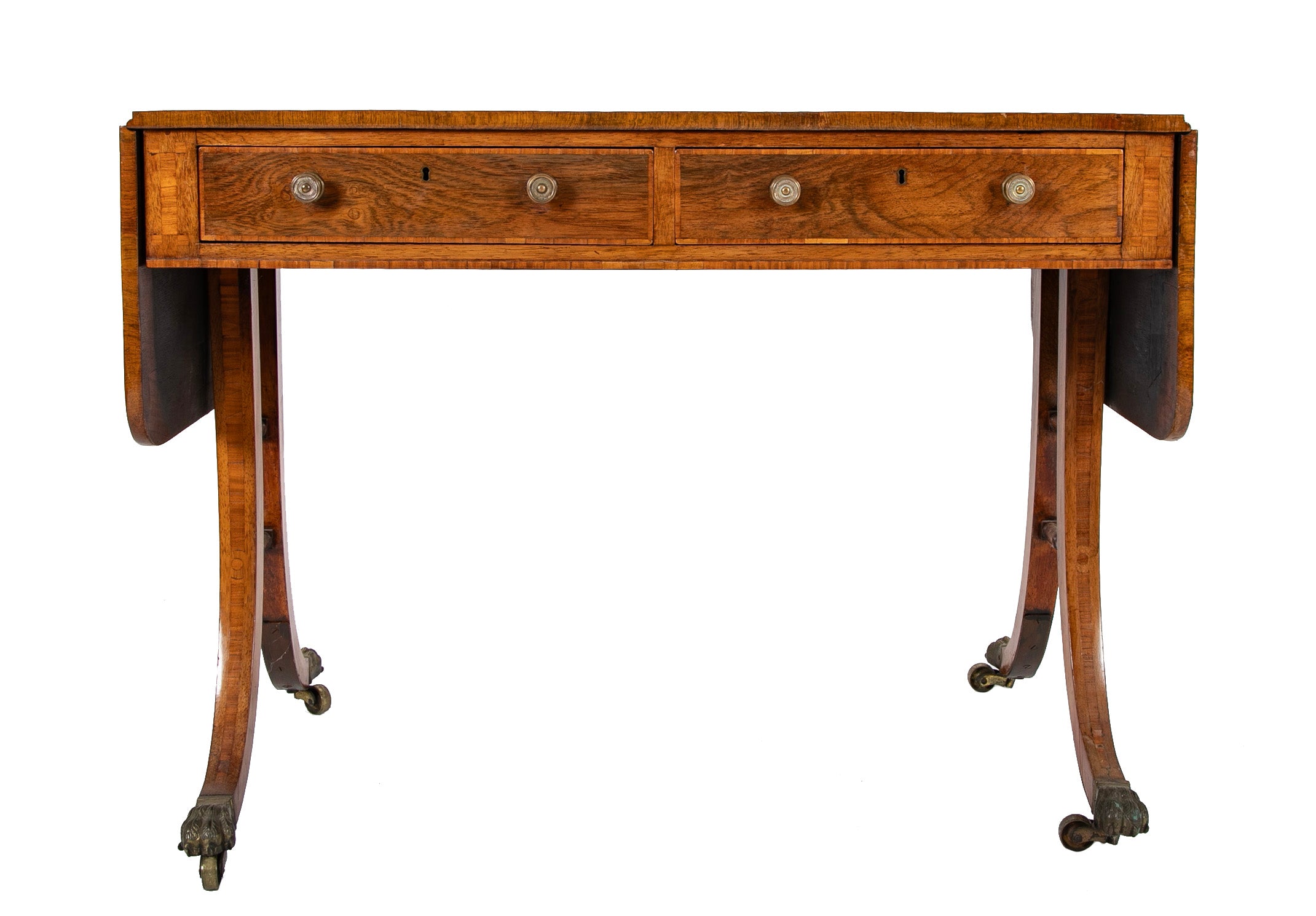English Regency Rosewood Sofa Table Attributed to Gillows