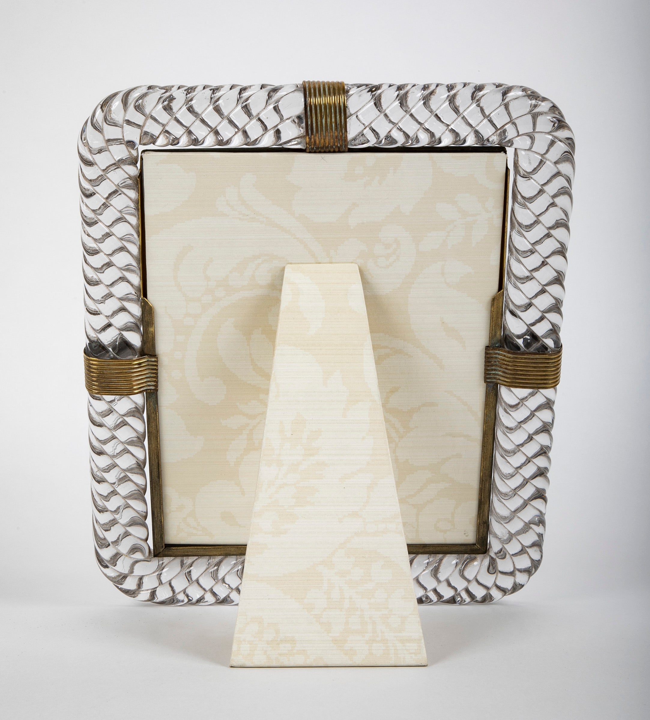 Murano Glass Picture Frame Attributed to Barrovier & Toso