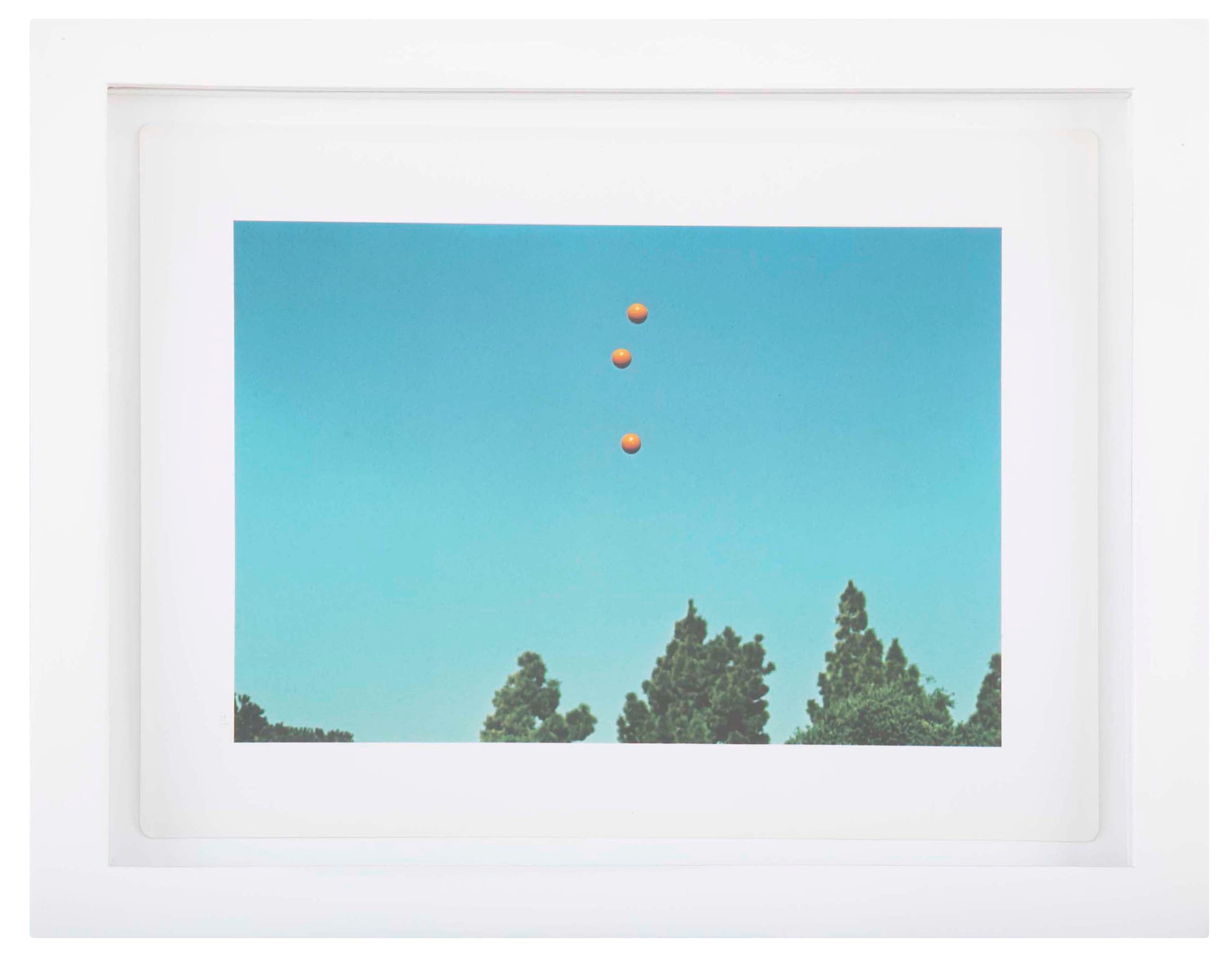 John Baldessari "Throwing Three Balls in the Air to get a Straight Line" , 1973