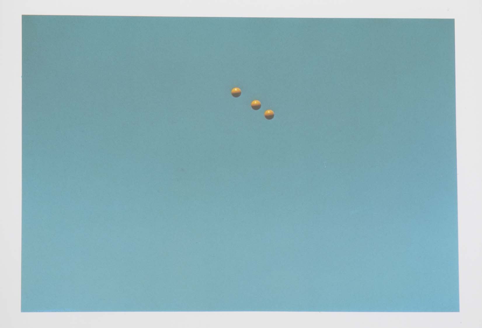 John Baldessari "Throwing Three Balls in the Air to get a Straight Line" , 1973