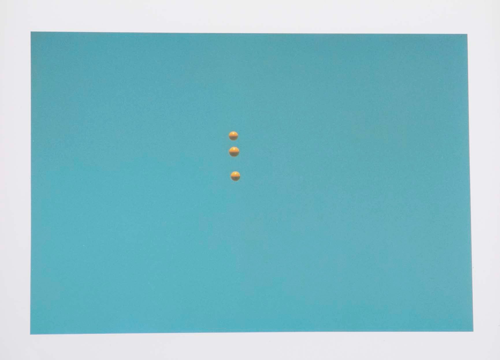 John Baldessari "Throwing Three Balls in the Air to get a Straight Line" , 1973