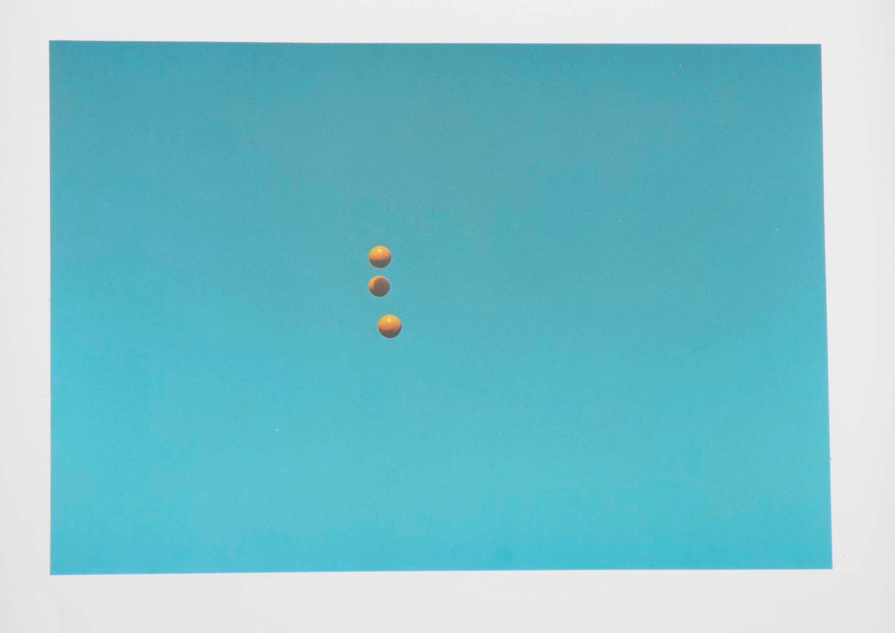 John Baldessari "Throwing Three Balls in the Air to get a Straight Line" , 1973