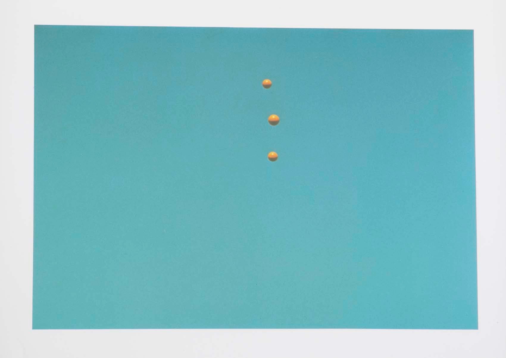John Baldessari "Throwing Three Balls in the Air to get a Straight Line" , 1973