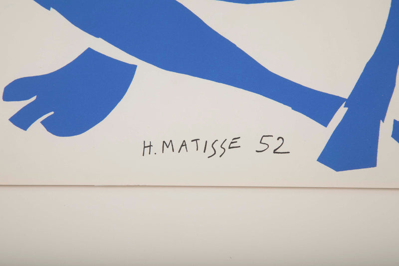 Henri Matisse Supervised Lithograph from his Original Cut Paper Maquette