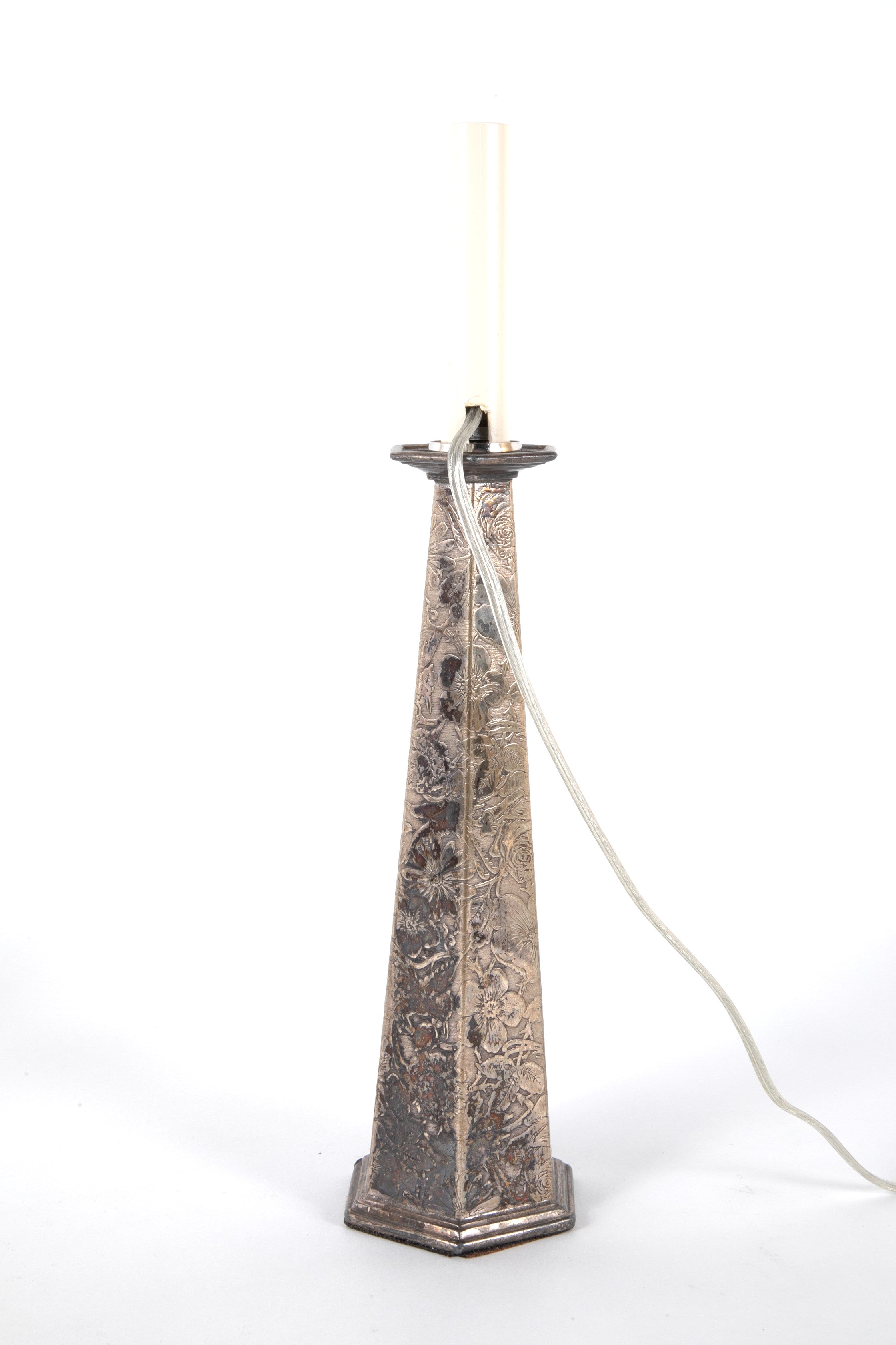 Pair of Silver Plated Candlesticks