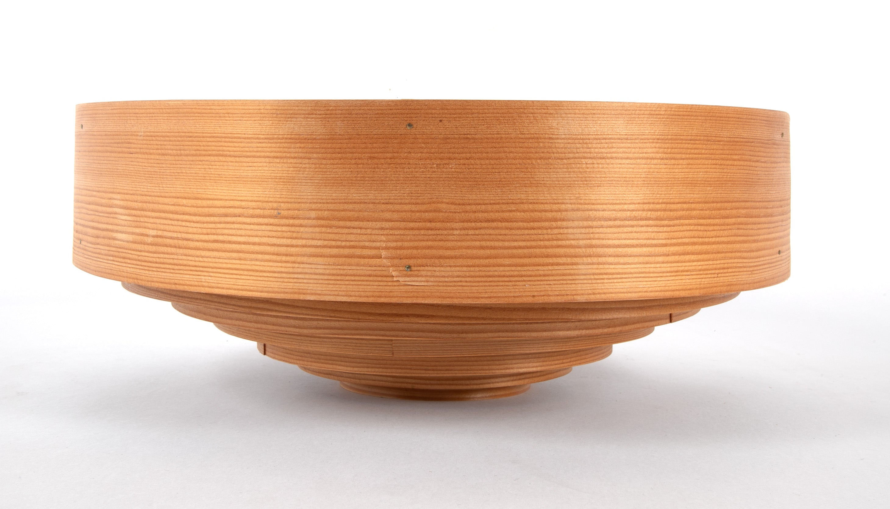 Pair of Fir Wood Flush Mounts By Hans Agnes Jacobsen