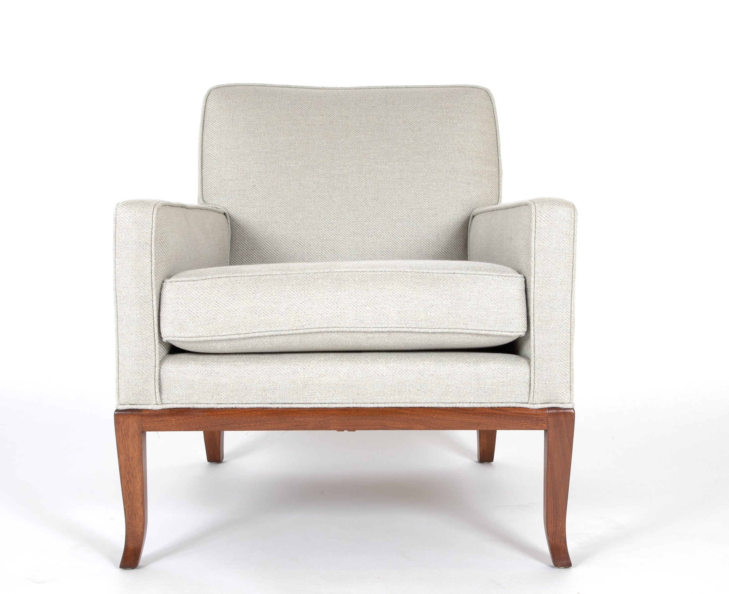 Upholstered Armchair in the Manner of T.H Robsjohn-Gibbings