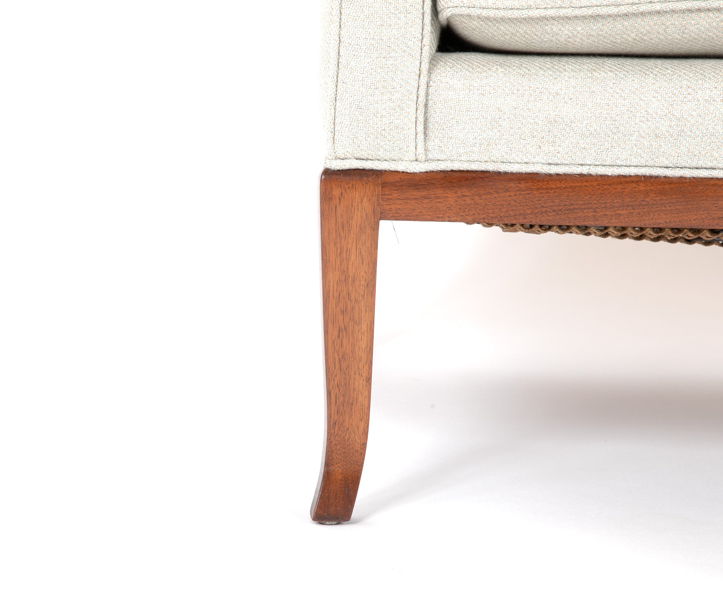 Upholstered Armchair in the Manner of T.H Robsjohn-Gibbings