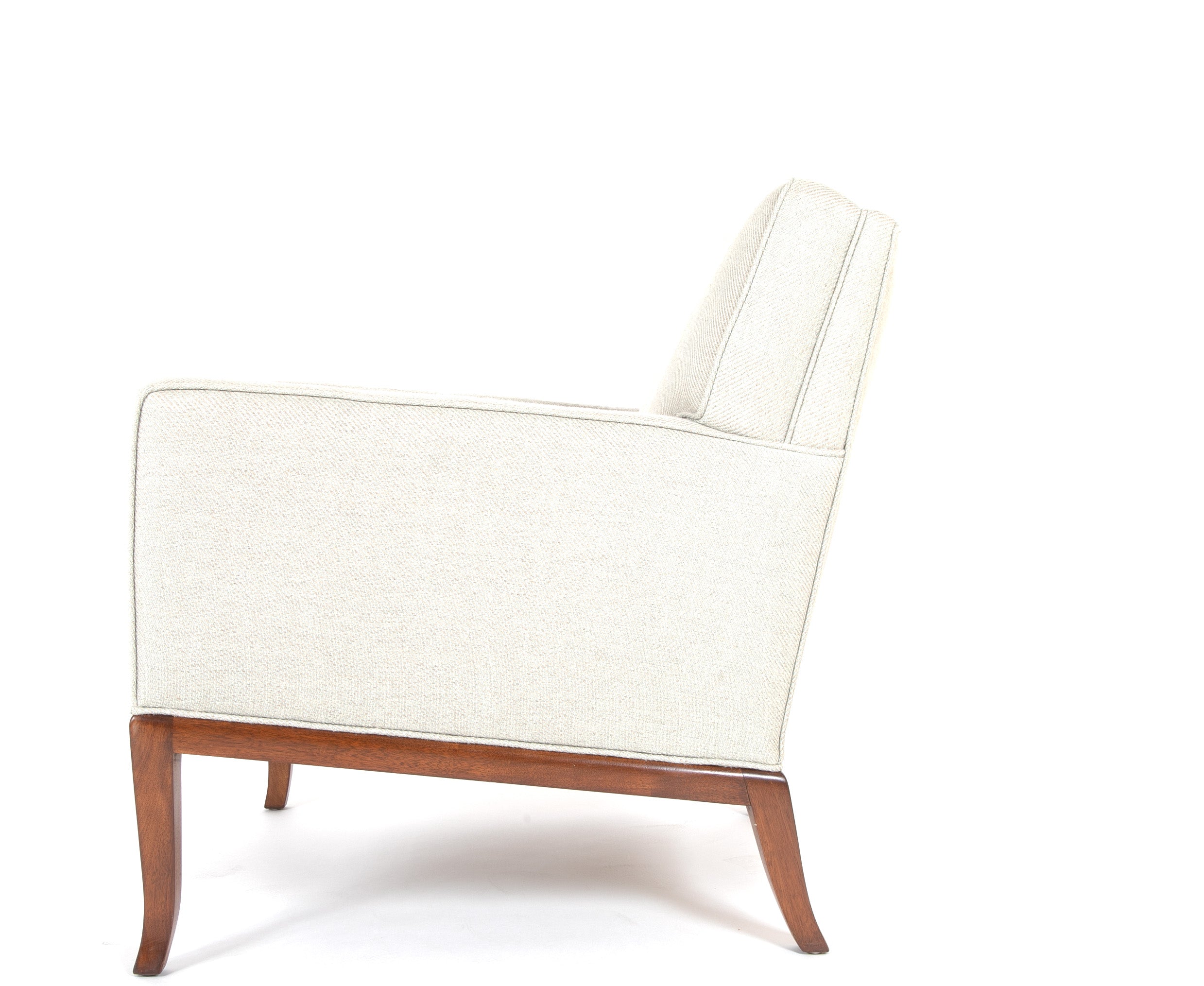 Upholstered Armchair in the Manner of T.H Robsjohn-Gibbings