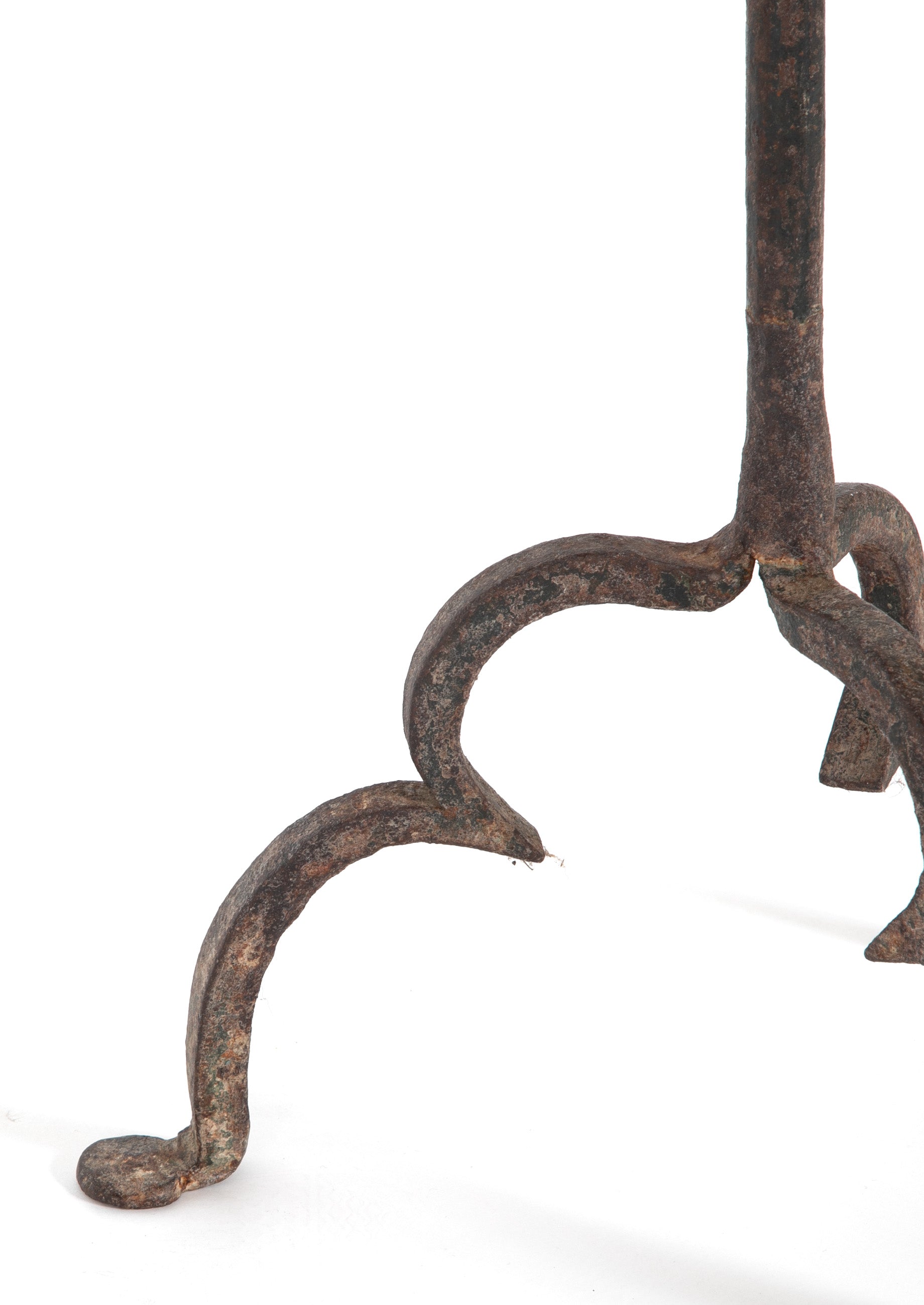 Wrought Iron Pricket Candlestick