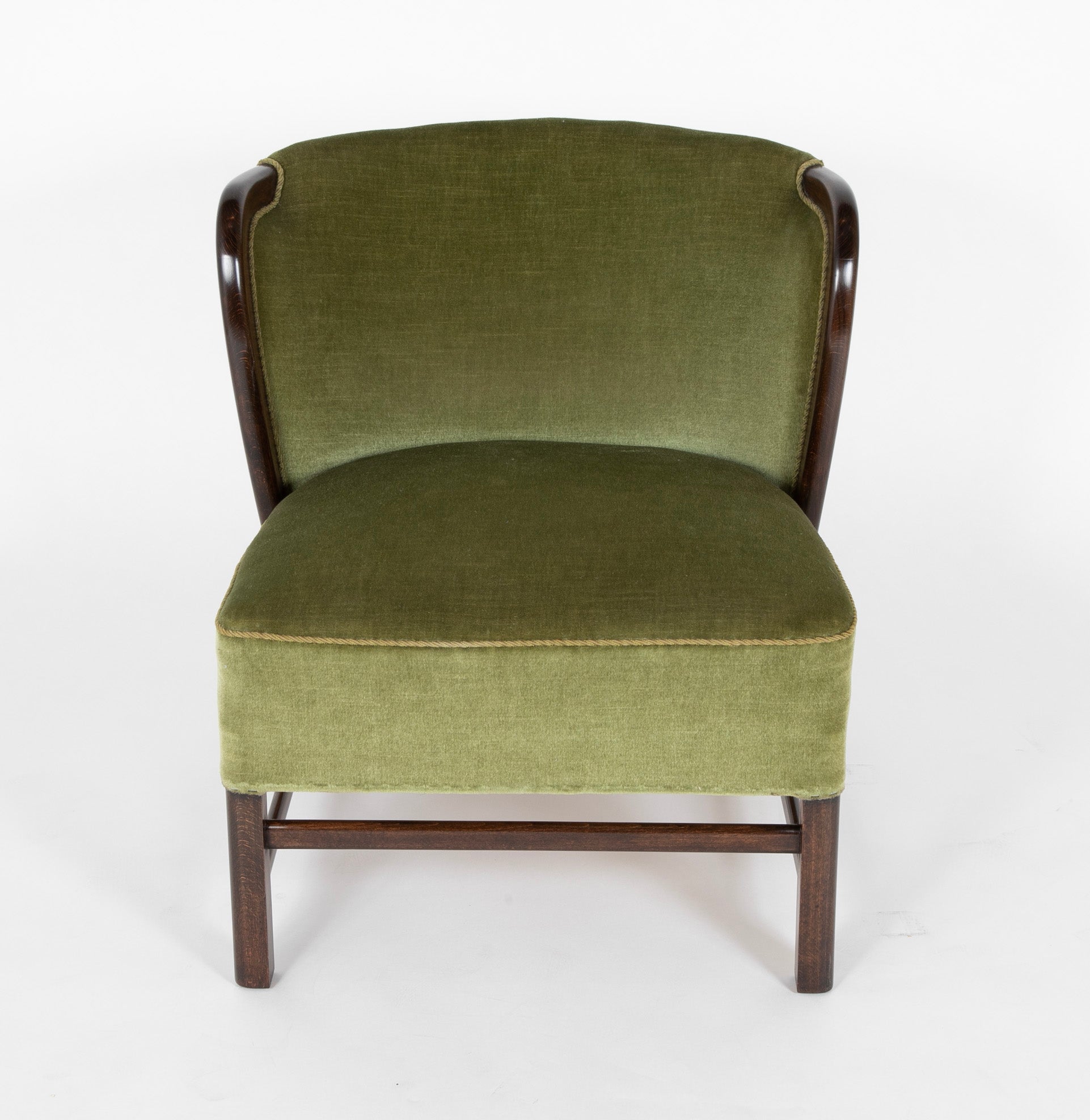 Stained Beech Easy Chair Probably Slagelse Mobelvaerk