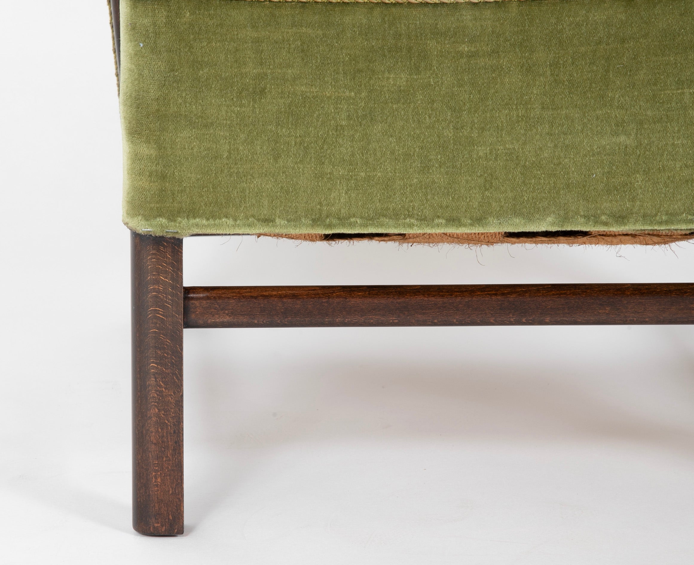 Stained Beech Easy Chair Probably Slagelse Mobelvaerk