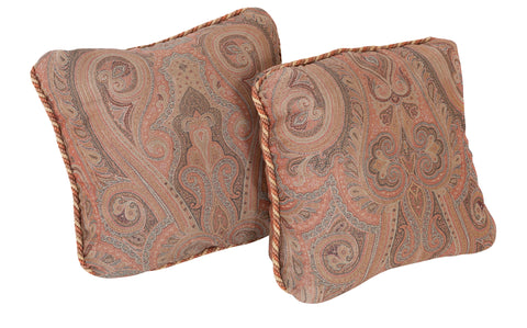 Pair of ETRO Paisley Pillows  -  Also Priced Individually