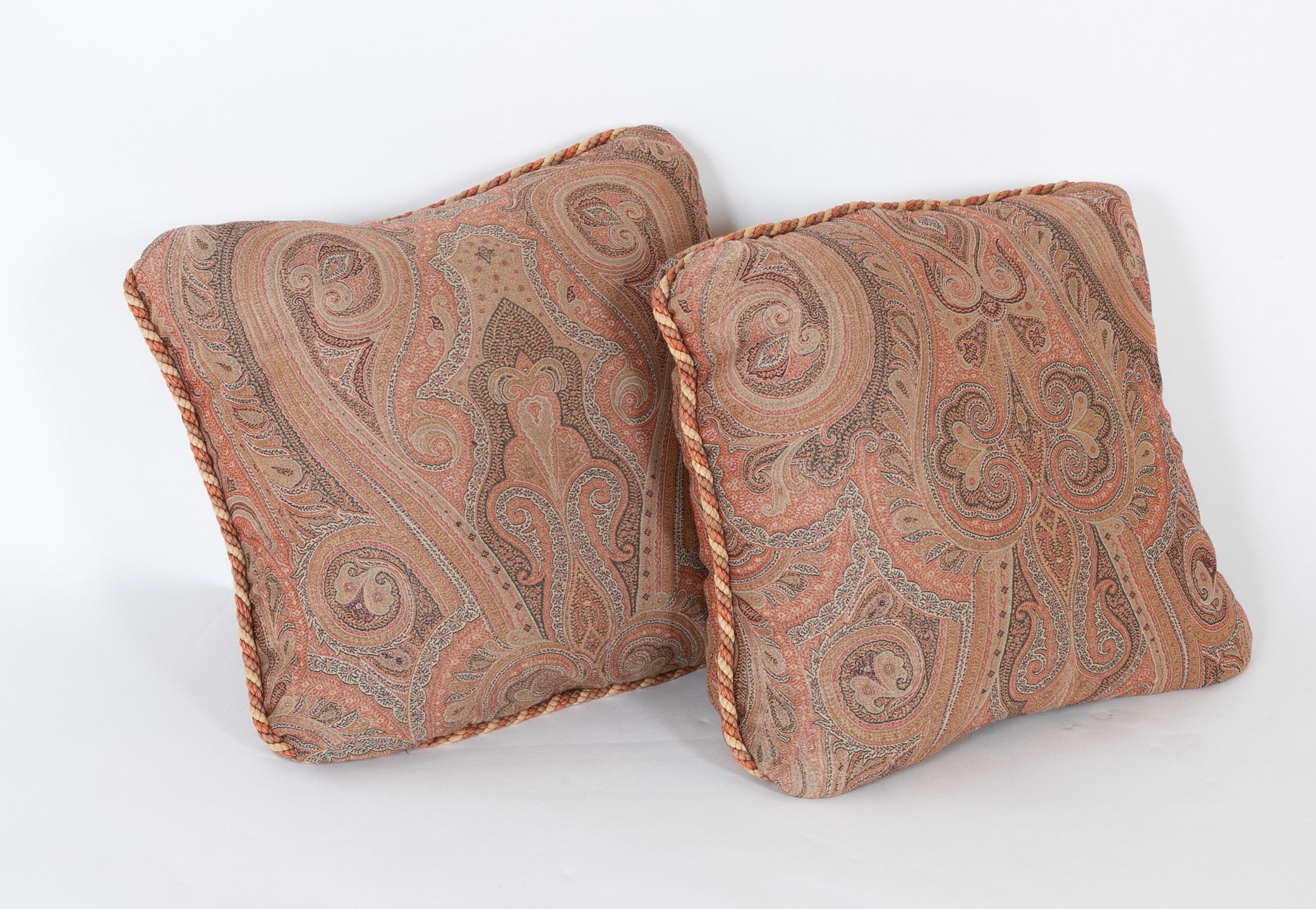 Pair of ETRO Paisley Pillows - Also Priced Individually