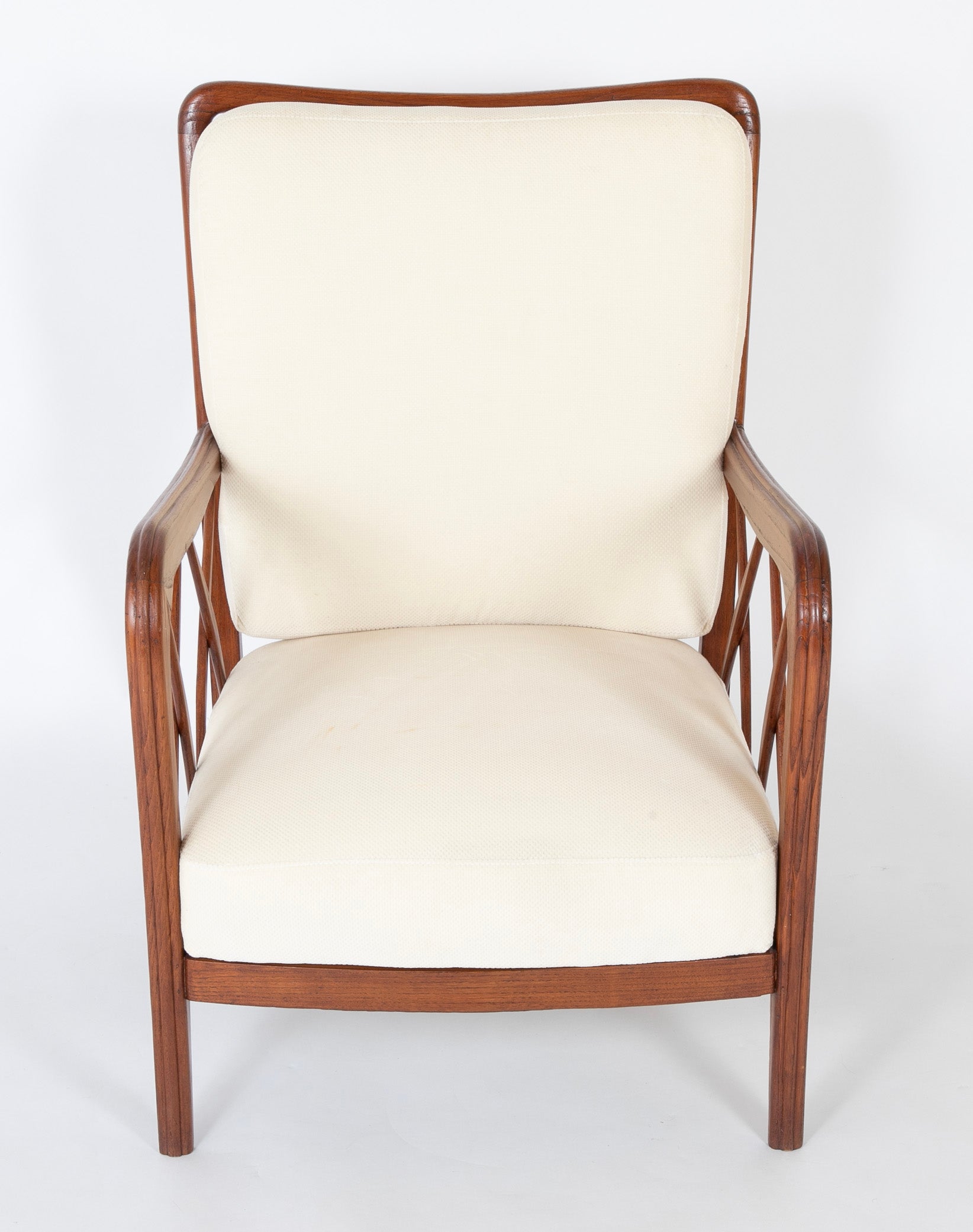 Pair of Italian Armchairs in the Manner of Paolo Buffa