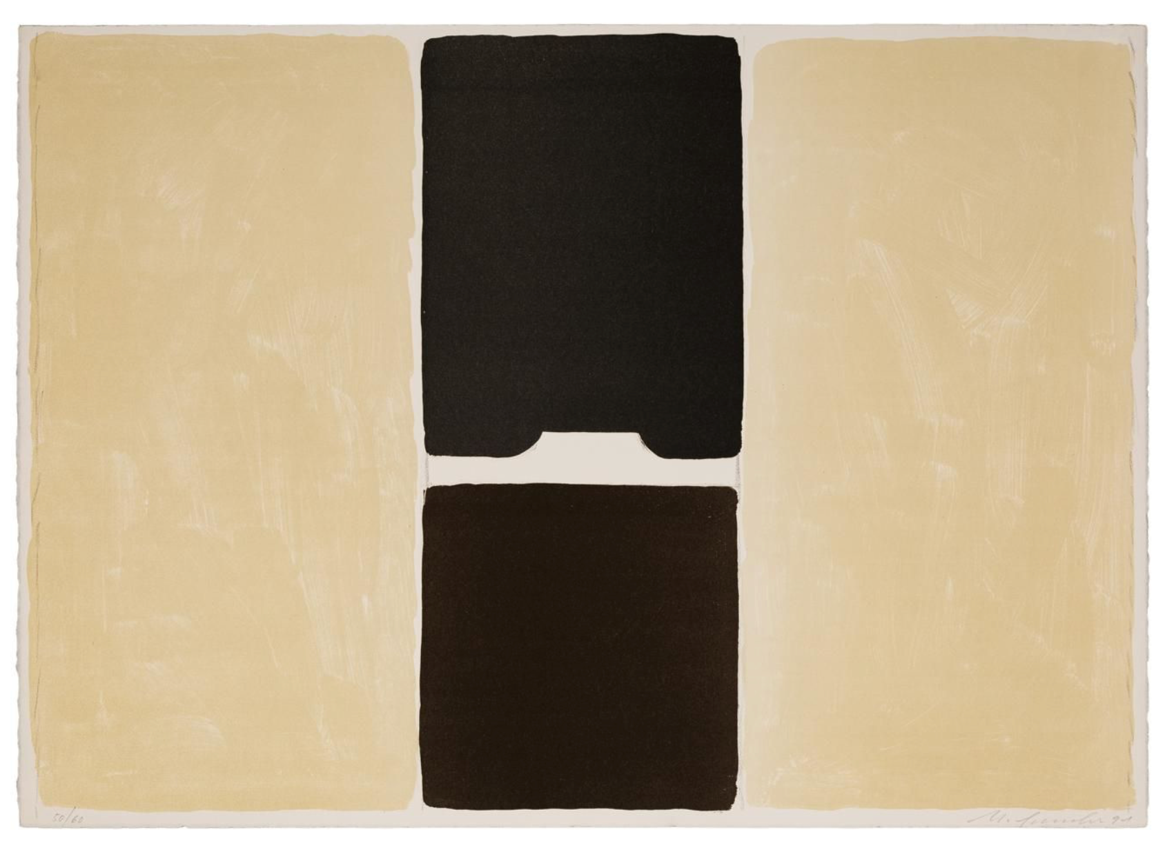 Spescha Matias "Untitled" Color Lithograph on Wove Paper