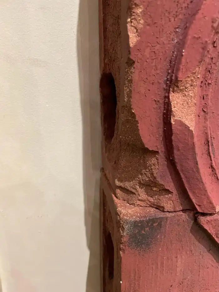 Monumental 19th Century Neoclassical Terracotta Urn Architectural Relief