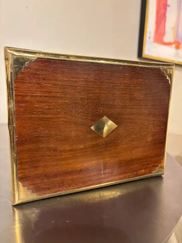 Set of Three 19th C Regency Anglo Indian Rosewood Boxes with Brass Mounts