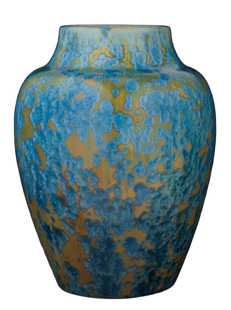 Pierrefonds Pottery Crystalline Glazed Vase