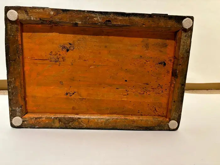 19th Century Anglo Indian Inlaid Mosaic Box With Drop Front and Drawers
