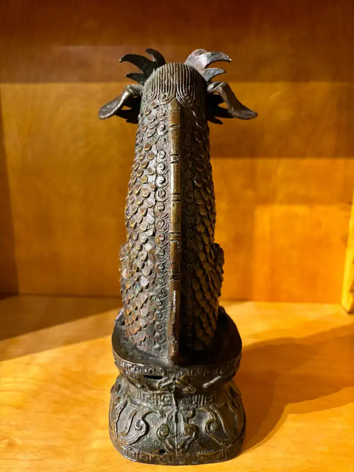 19th Century Chinese Bronze Chimera Guardian Figure