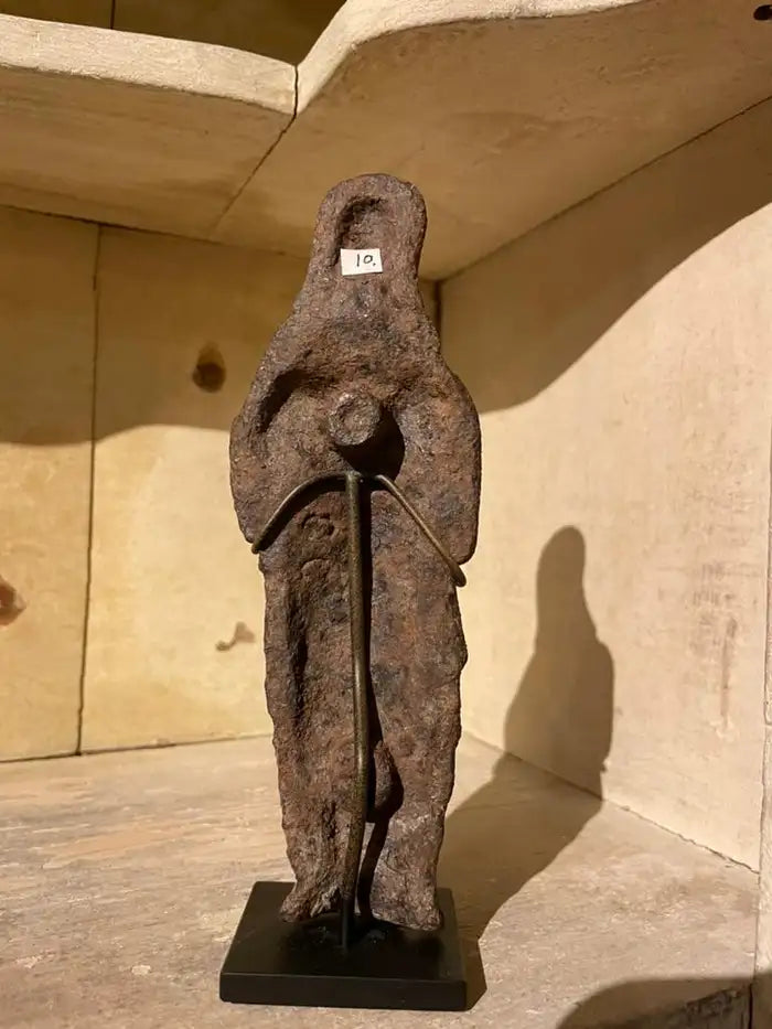 17th French Century Iron Figure of The Virgin