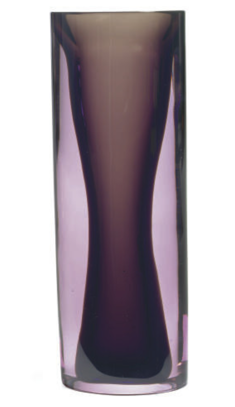 Italian 'Sommerso' Glass Vase, Designed by Flavio Poli