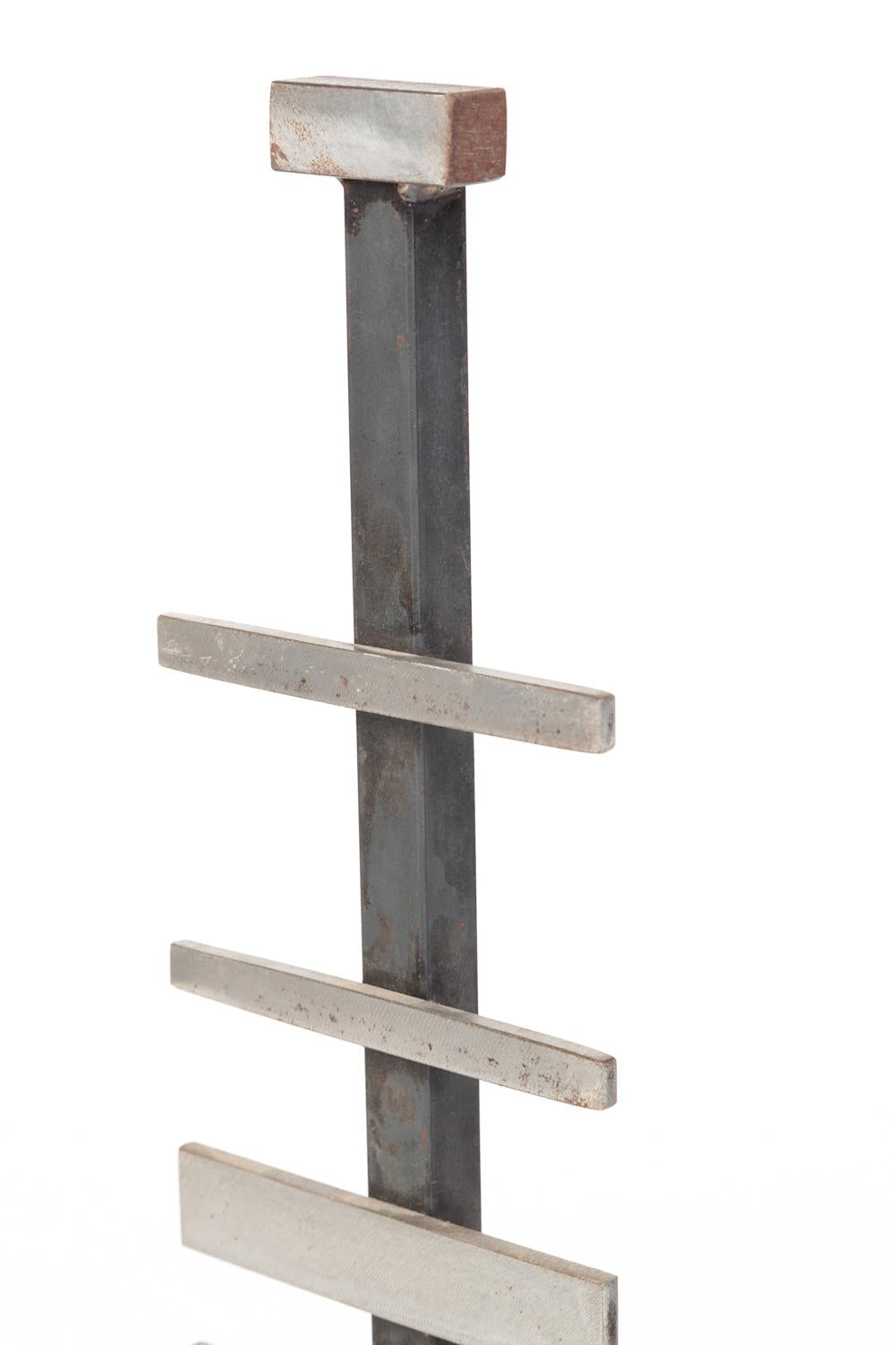 Pair of Skyscraper Unique MCM Andirons