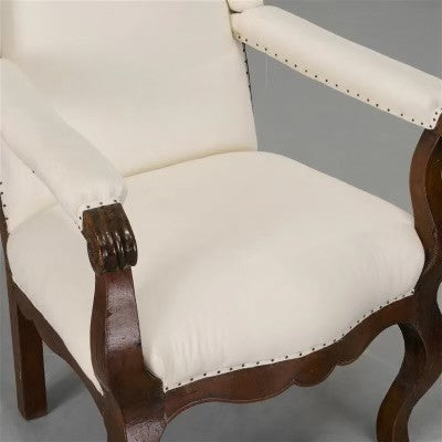 Anglo Dutch Walnut Wing Chair