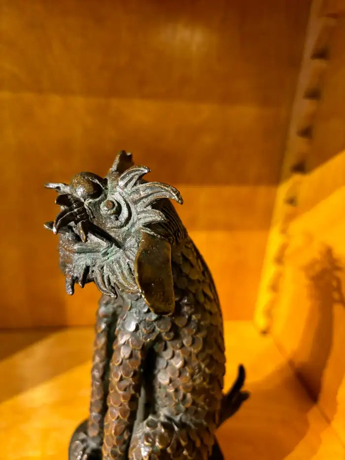 19th Century Chinese Bronze Chimera Guardian Figure