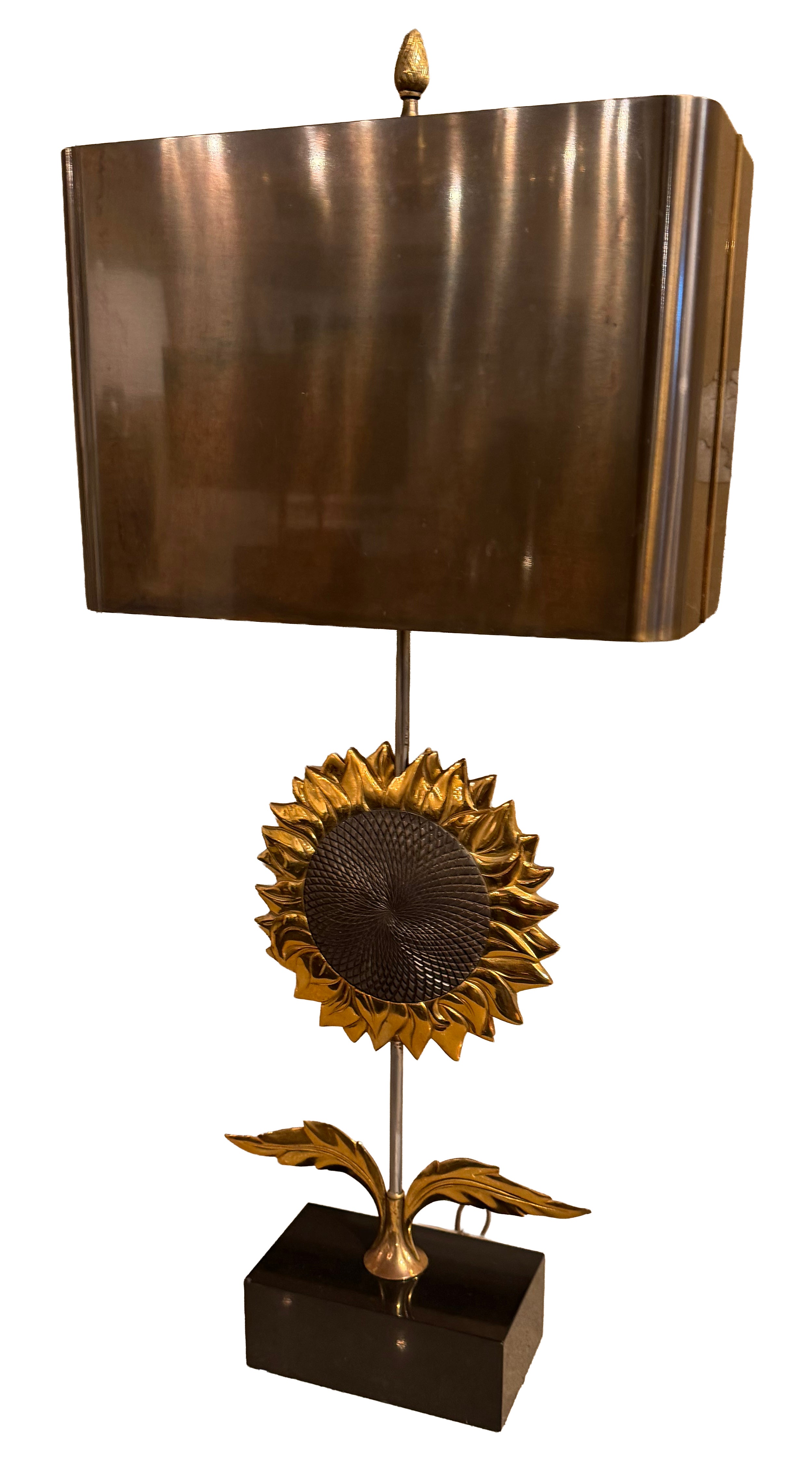 A Maison Charles Sunflower Form Lamp
