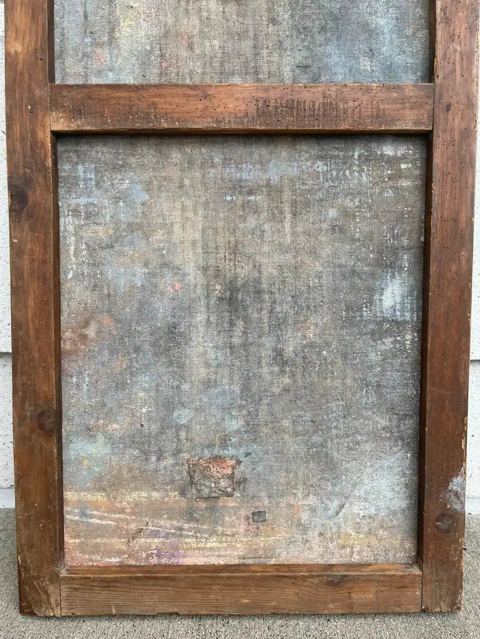 18th Century Italian Trompe L'Oeil Painting On Canvas Of Musical Instruments