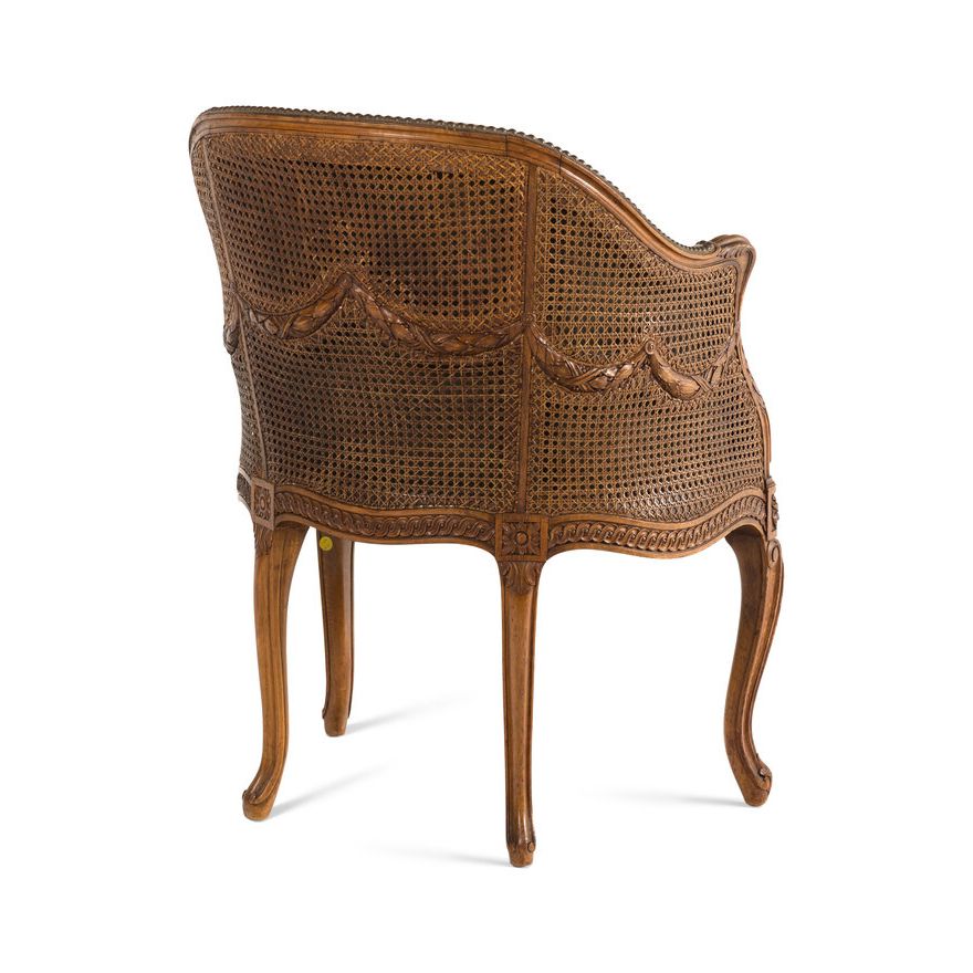 Louis XVI style Carved Beechwood Armchair