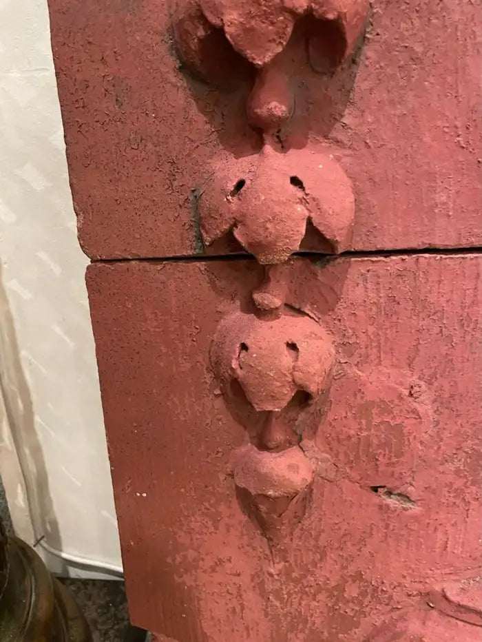 Monumental 19th Century Neoclassical Terracotta Urn Architectural Relief