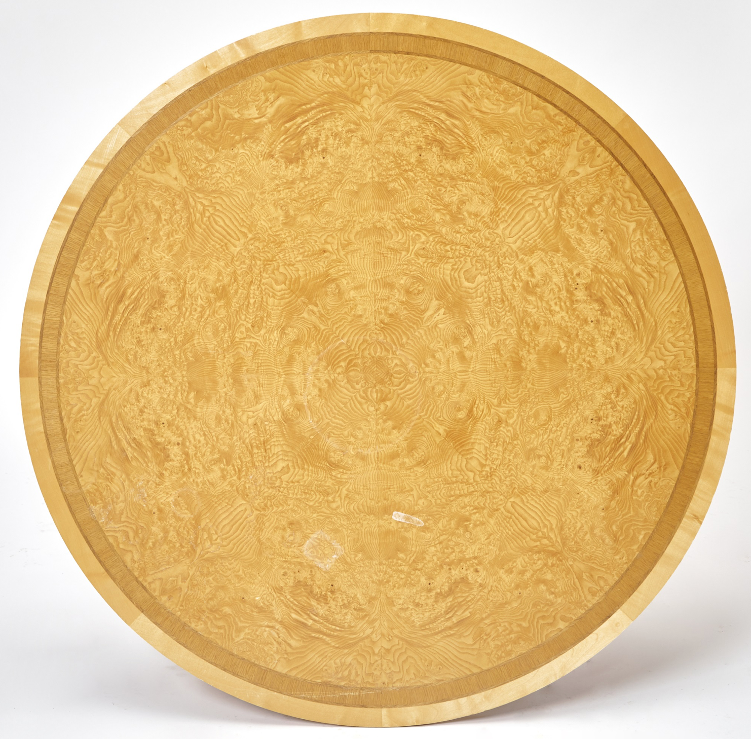 David Linley Burlwood Center Table in Sycamore