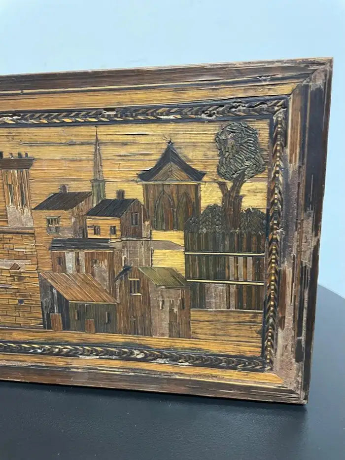 18th Century French Straw Marquetry, 'Marqueterie de Paille' Work Box