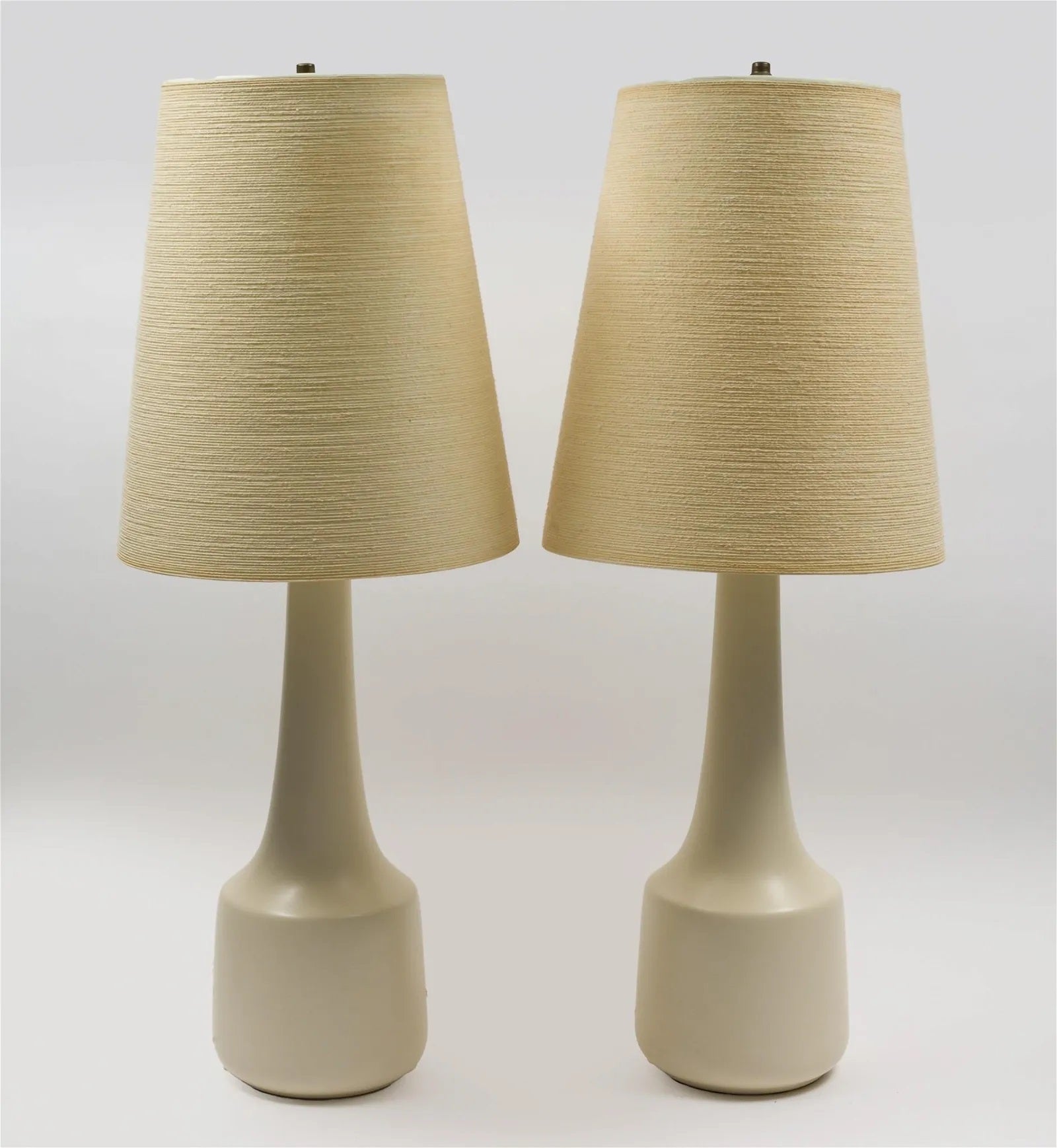 Pair of Mid-Century Ceramic Lamps by Lotte and Gunnar Bostlund
