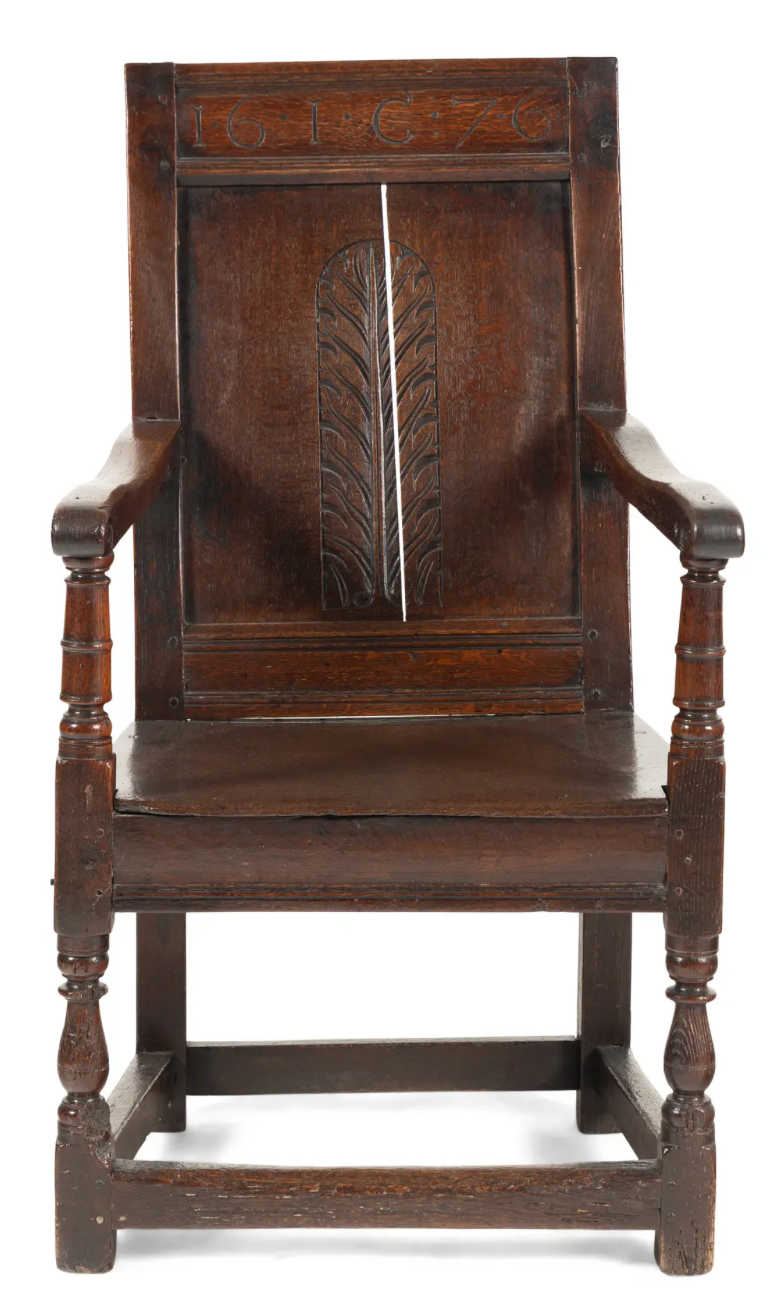 English Oak Joined Armchair