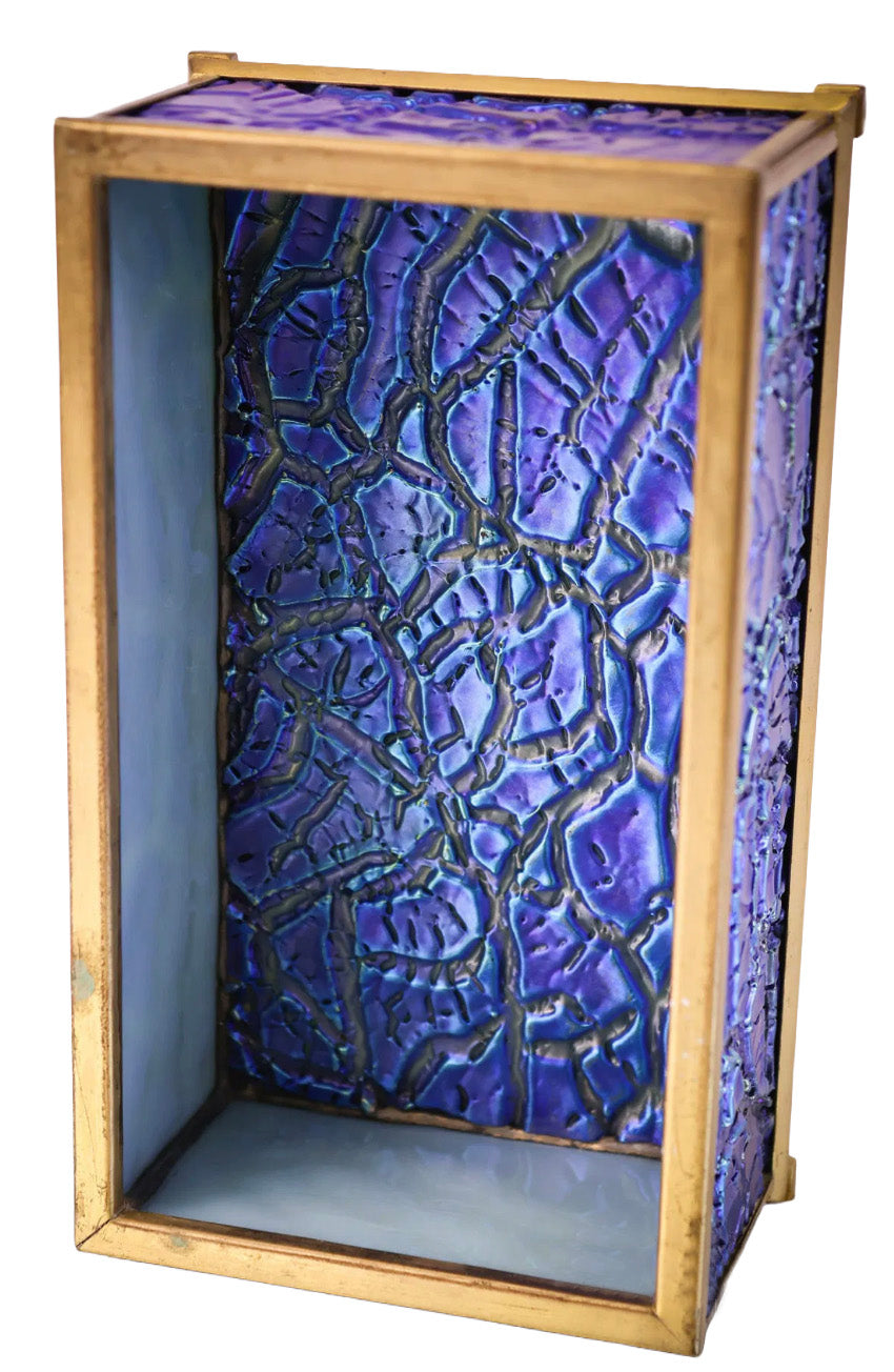 Tiffany Furnaces Gilt-Bronze and Favrile Glass Jardinière