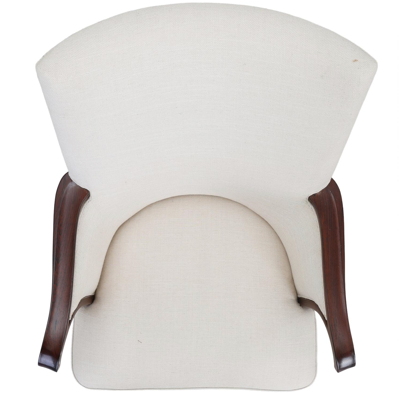 A Pair of Brazilian Rosewood High-Backed Armchairs Designed by Ernst Kühn Frame