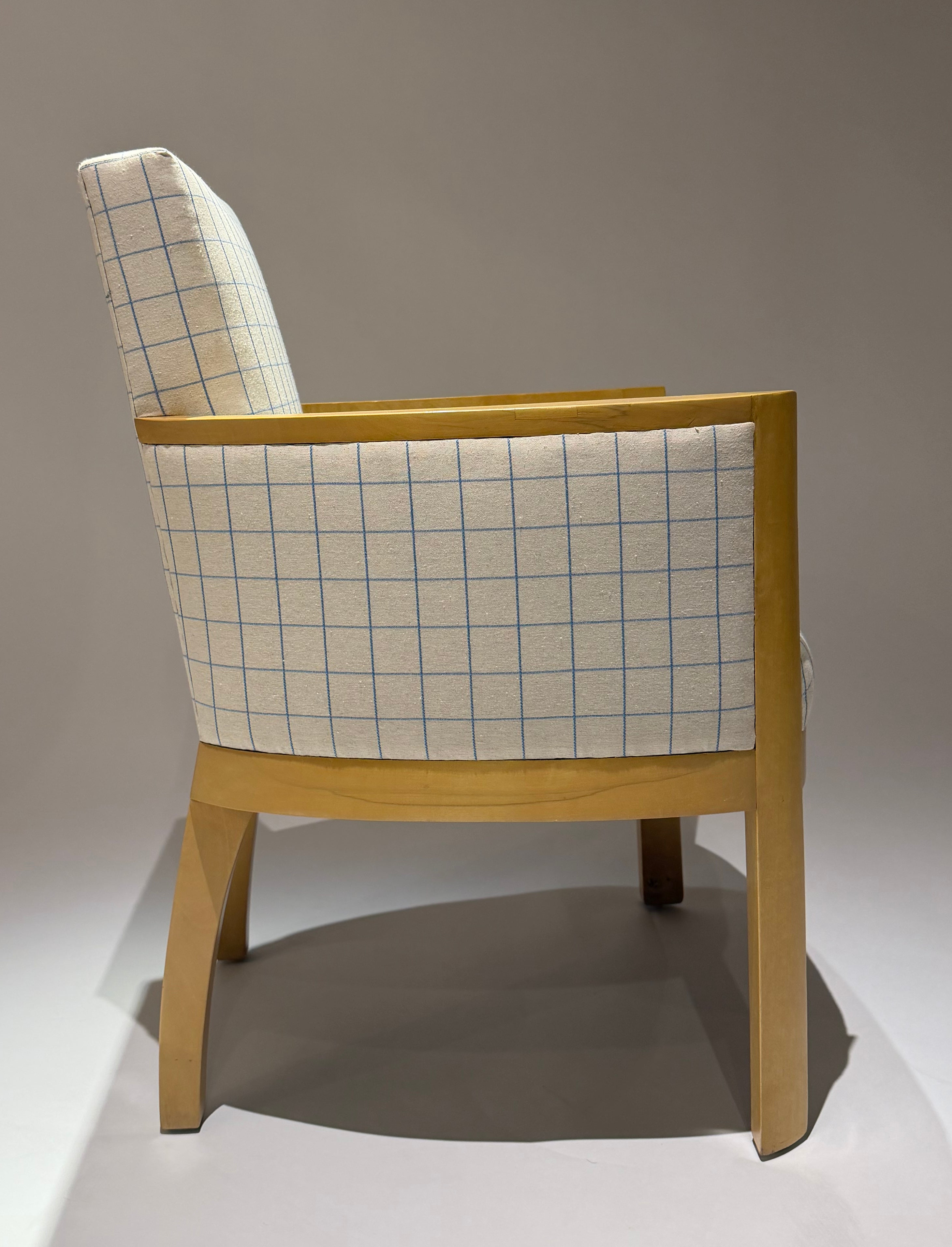 Maurice Dufrêne Attributed Sycamore Armchair