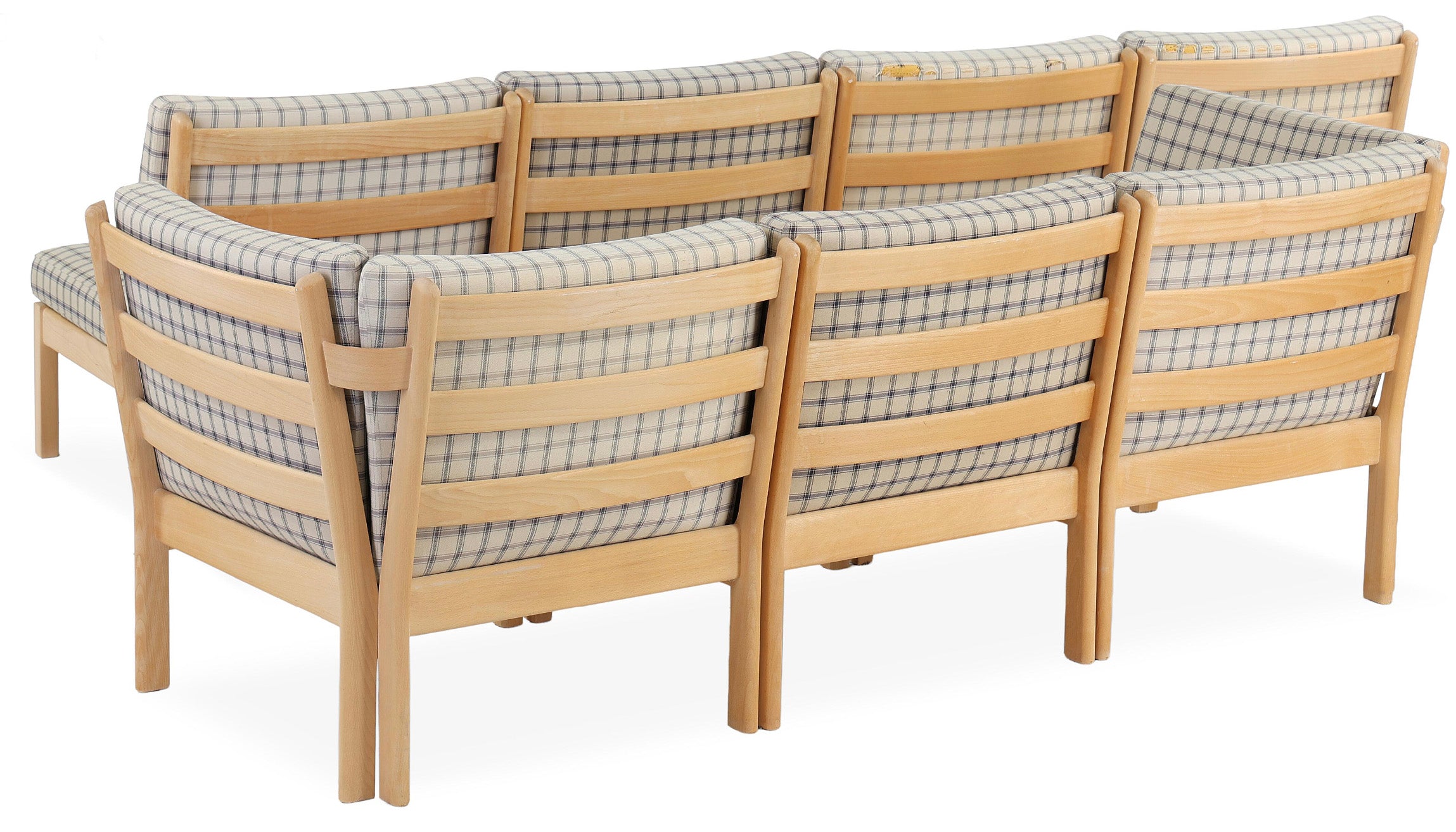 Hans J. Wegner GE 280 Beech Wood Modular Sofa