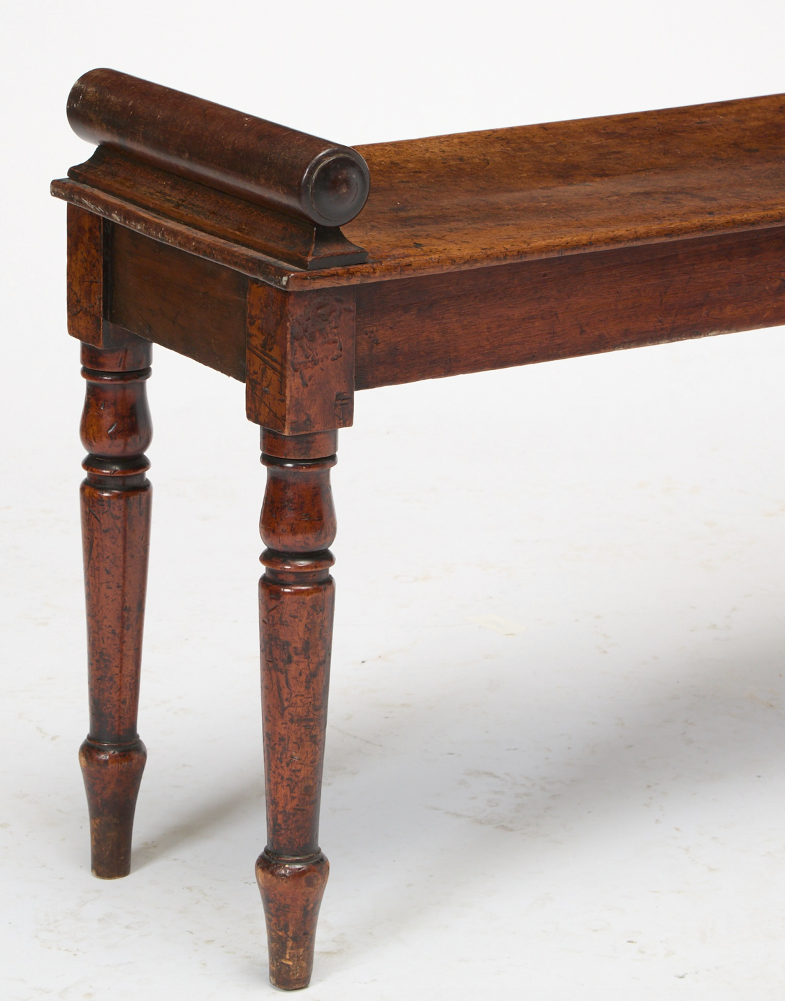 Regency Mahogany Hall Bench