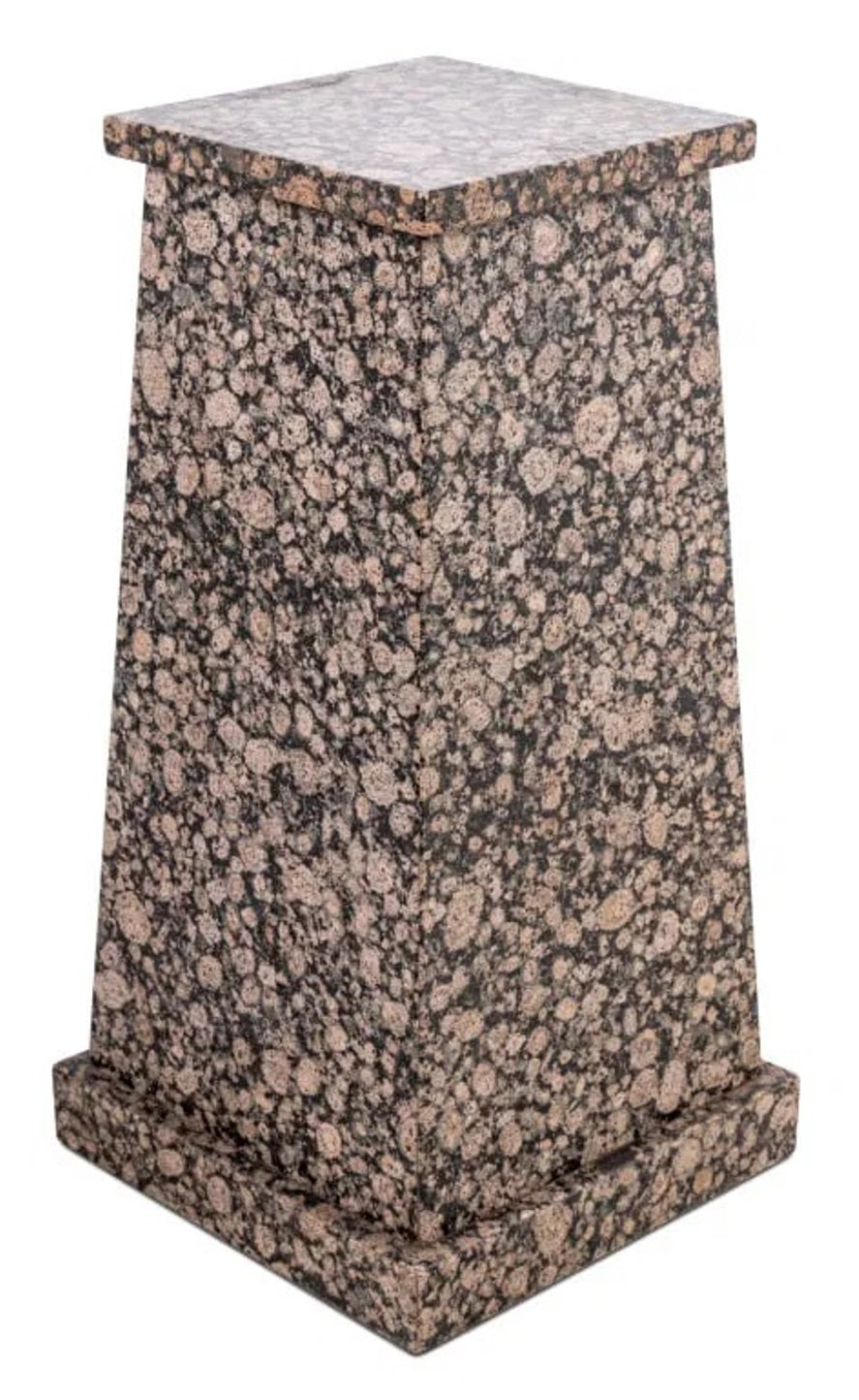 Gilded Age Pink Granite Pedestal