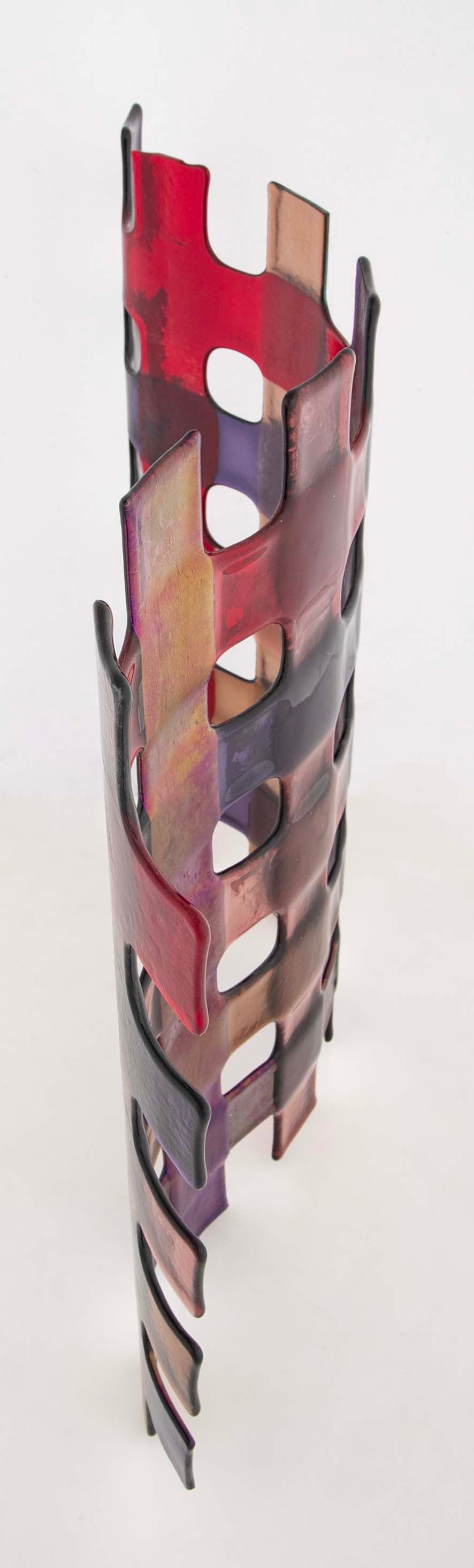 Murano Glass Grid Sculpture
