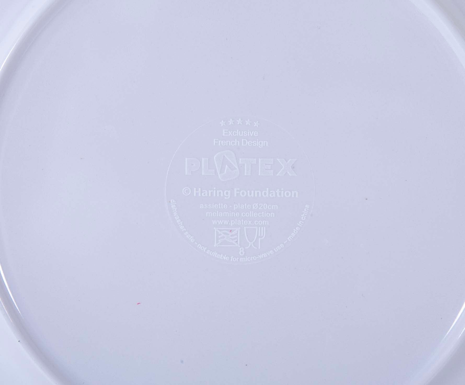 Set of 6 Keith Haring Melamine Plates - Also Priced Individually