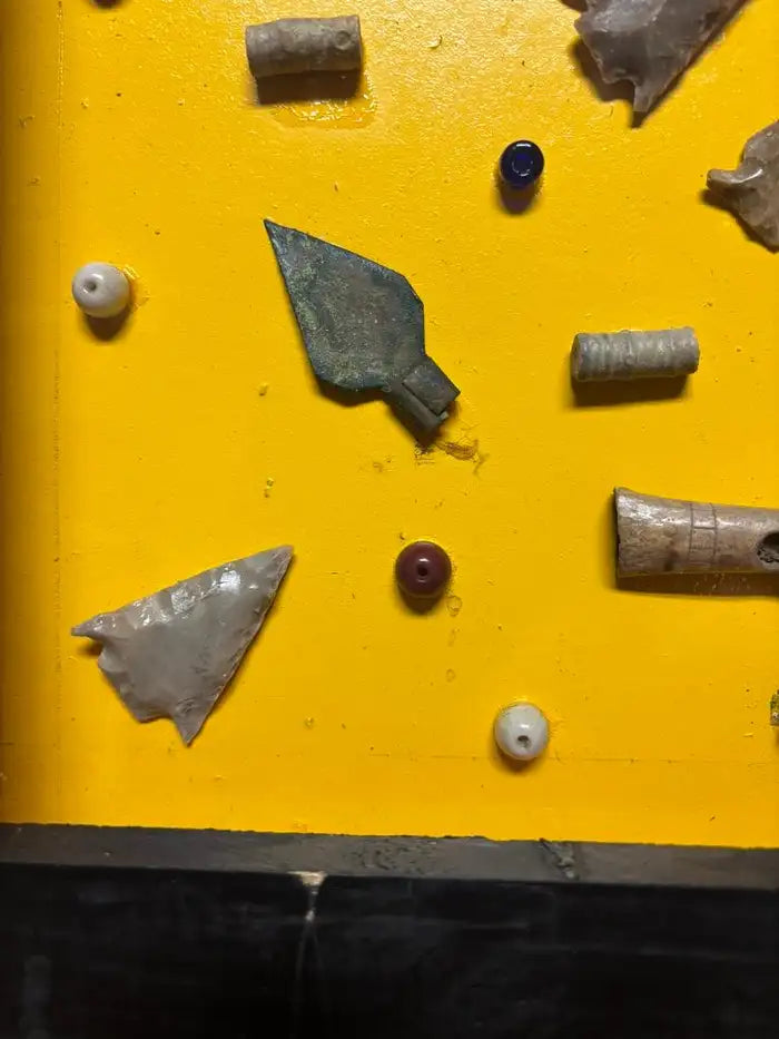 Arrowhead Collection, Eastern Woodlands Indians Artifacts, Stone, Copper, Bone