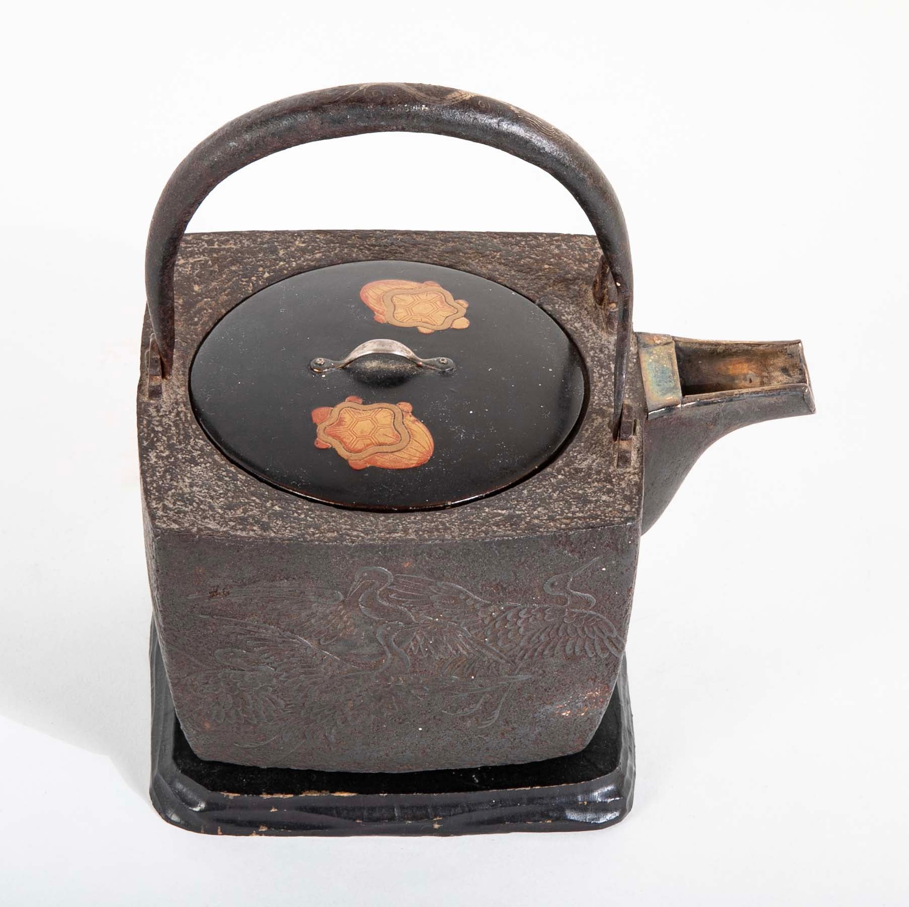 Late Edo / Early Meiji Era Japanese Iron Sake Warmer